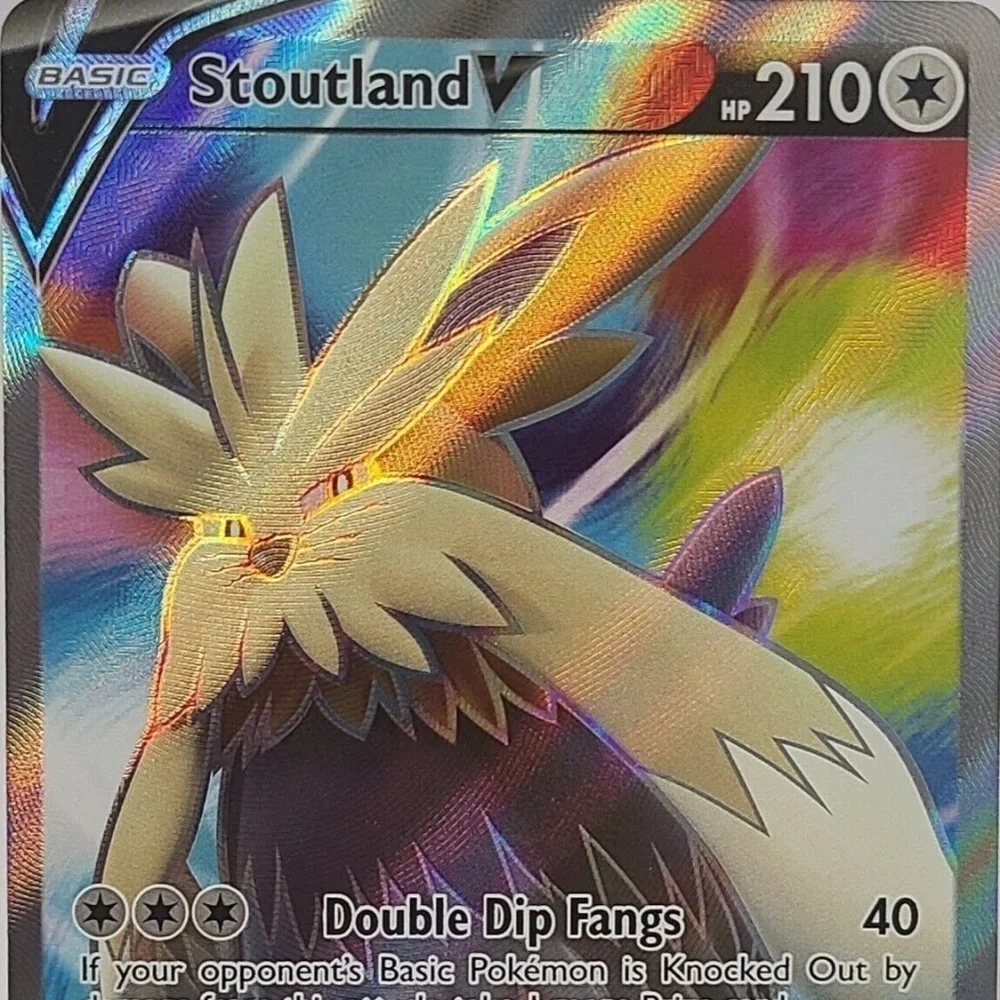 Stoutland V 157/163 Full Art Ultra Rare 2021 Pokemon Battle Styles NM